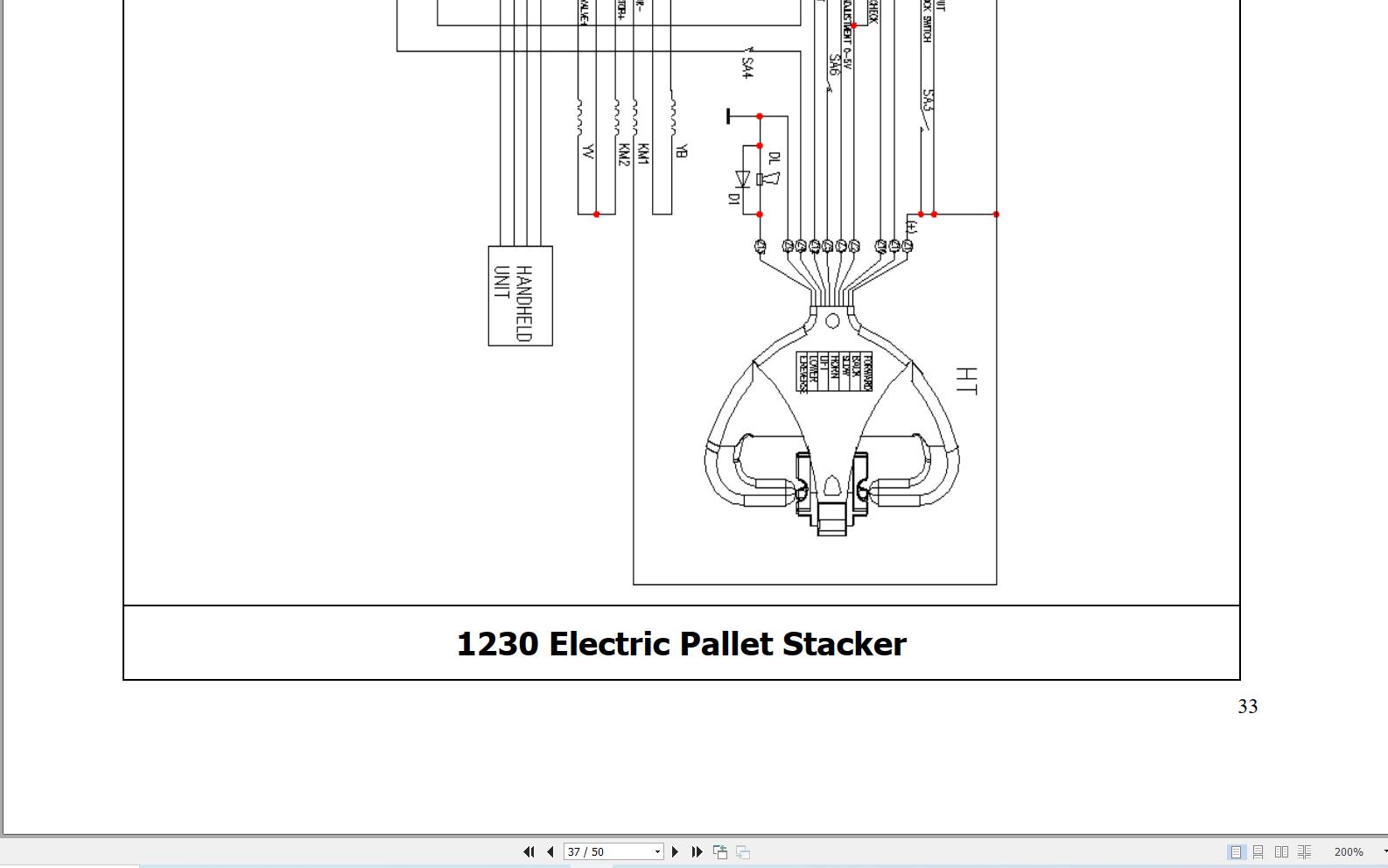 Yale Forklift MSL30WUX (A7R6) Operation Maintenance Manual 550215648 (2)