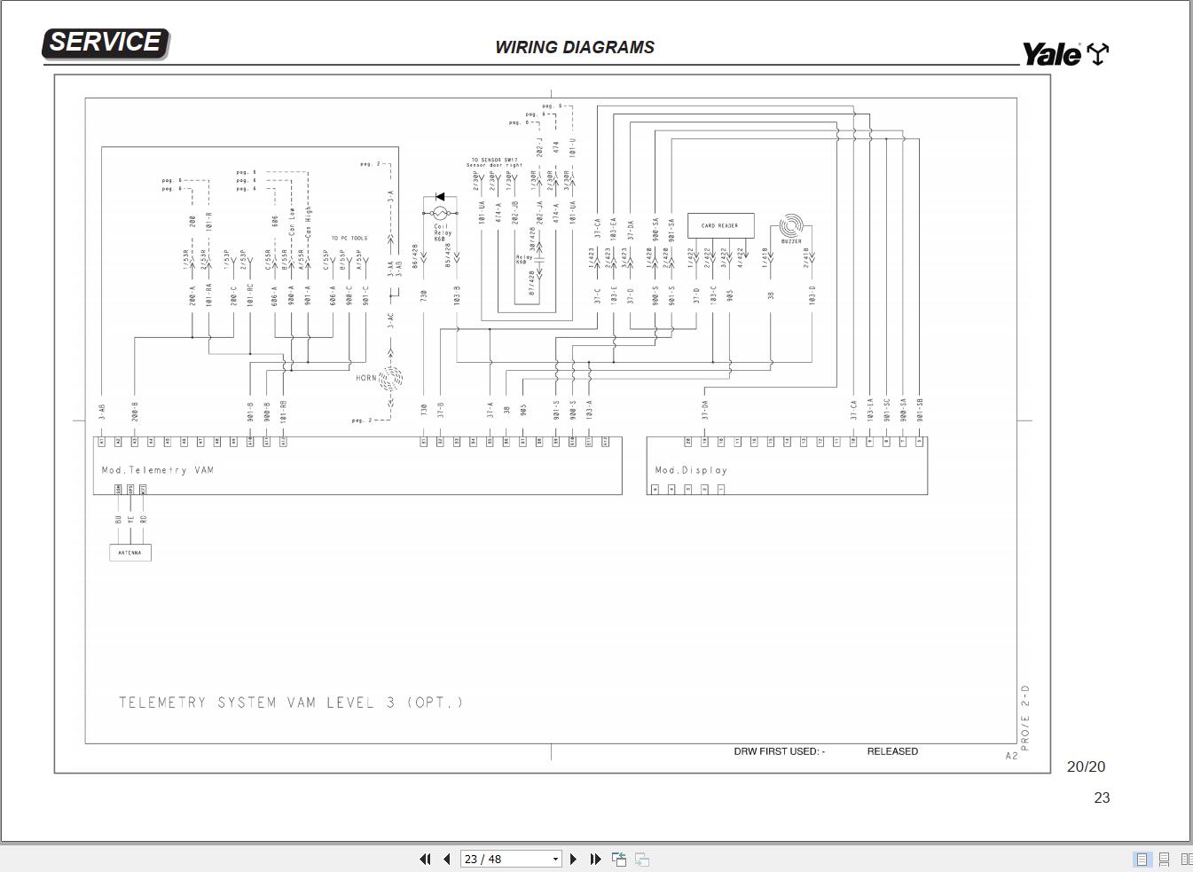 Yale Forklift MTC13 80 to MTC15 LWB (B869) Service Manual 2025 (4)