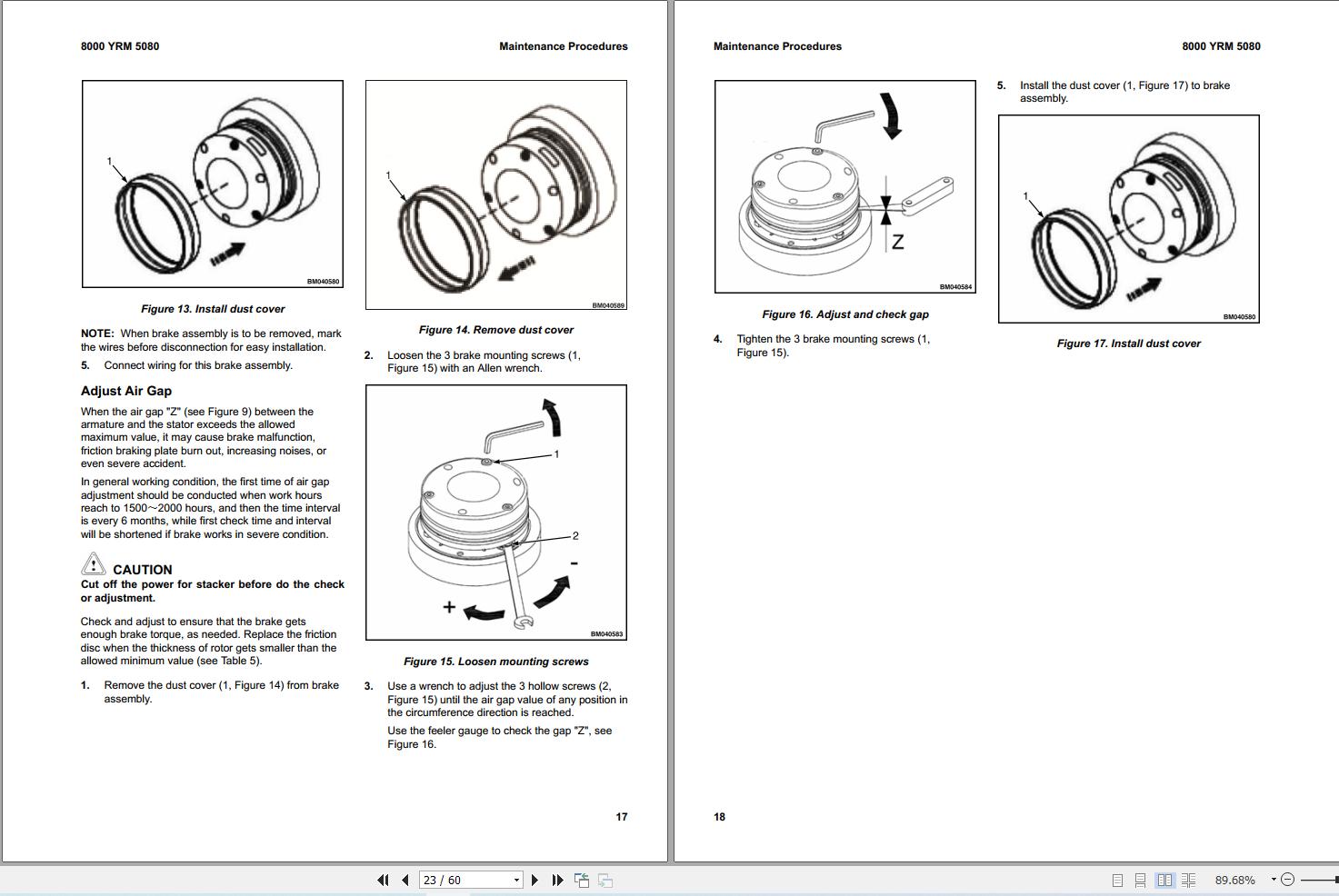 Yale Forklift SMC12 (A5L1) Service Manual 550310664 2025 (2)