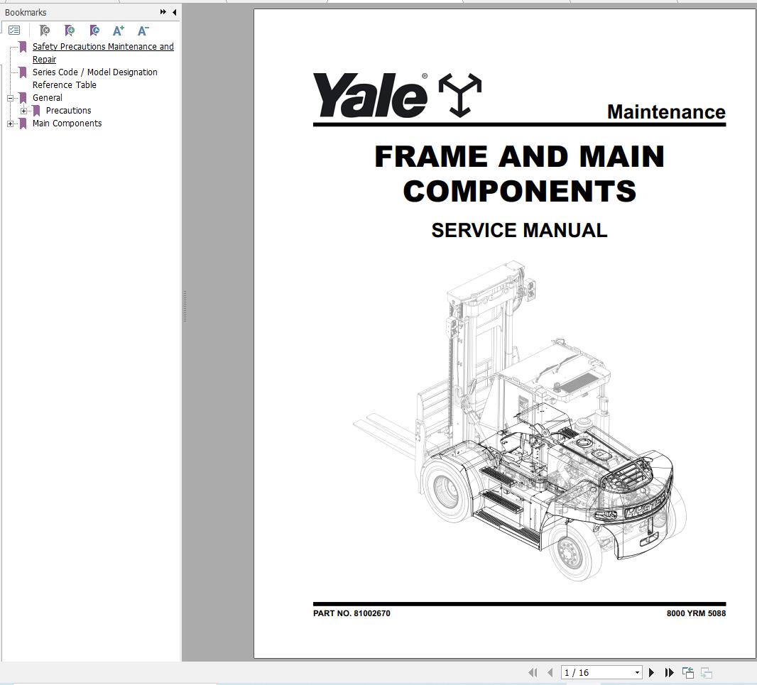 Yale GDP100DF GDP120DF GDP140EF GDP160EF GDP160EFS12 (A6B0) Service Manual 2025 (1)