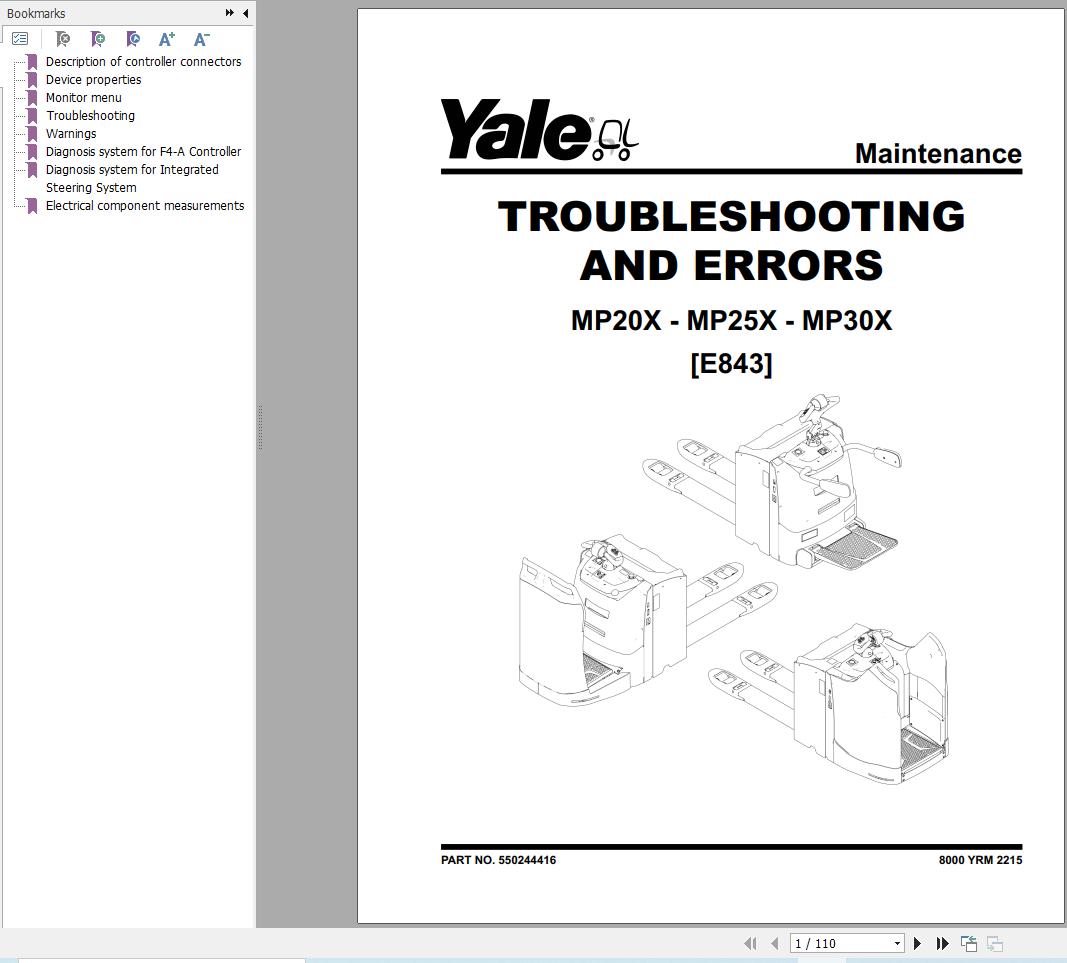 Yale MP20X MP25X MP30X MO20X MO25X MO30X (E843) Service Manual (1)