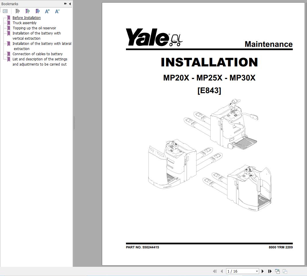Yale MP20X MP25X MP30X MO20X MO25X MO30X (E843) Service Manual (2)
