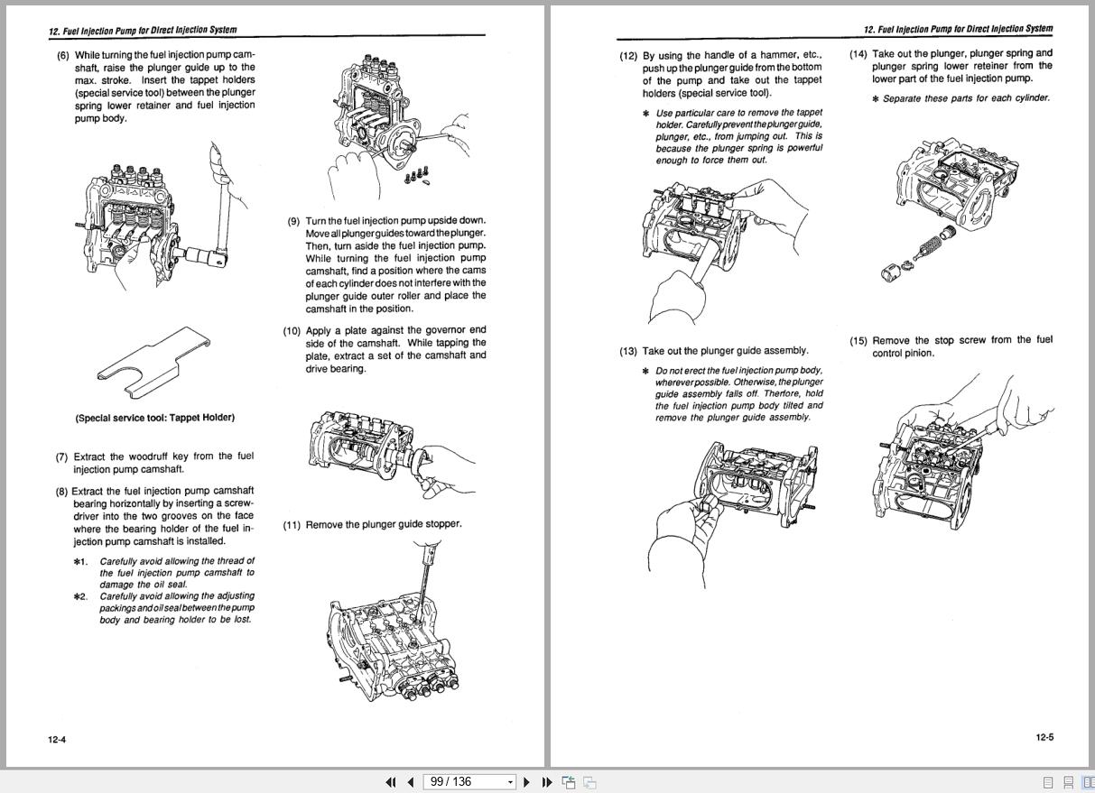 Yanmar Engine TNE Series 2TNE68 to 4TNE84T Service Manual A0A5063 2T9701 (3)