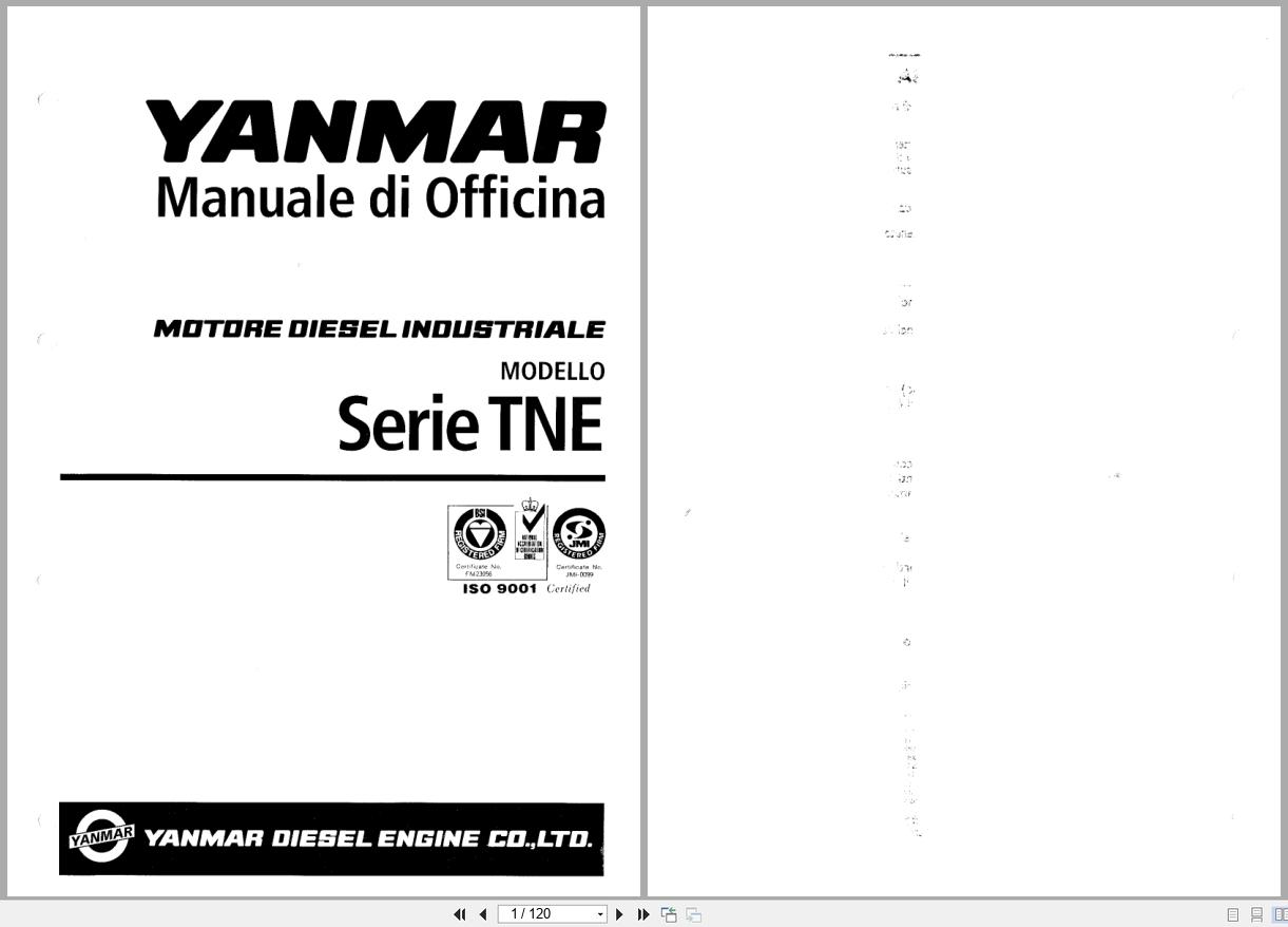 Yanmar Engine TNE Series 3TNE68 to 4TNE88 Service Manual IT (1)