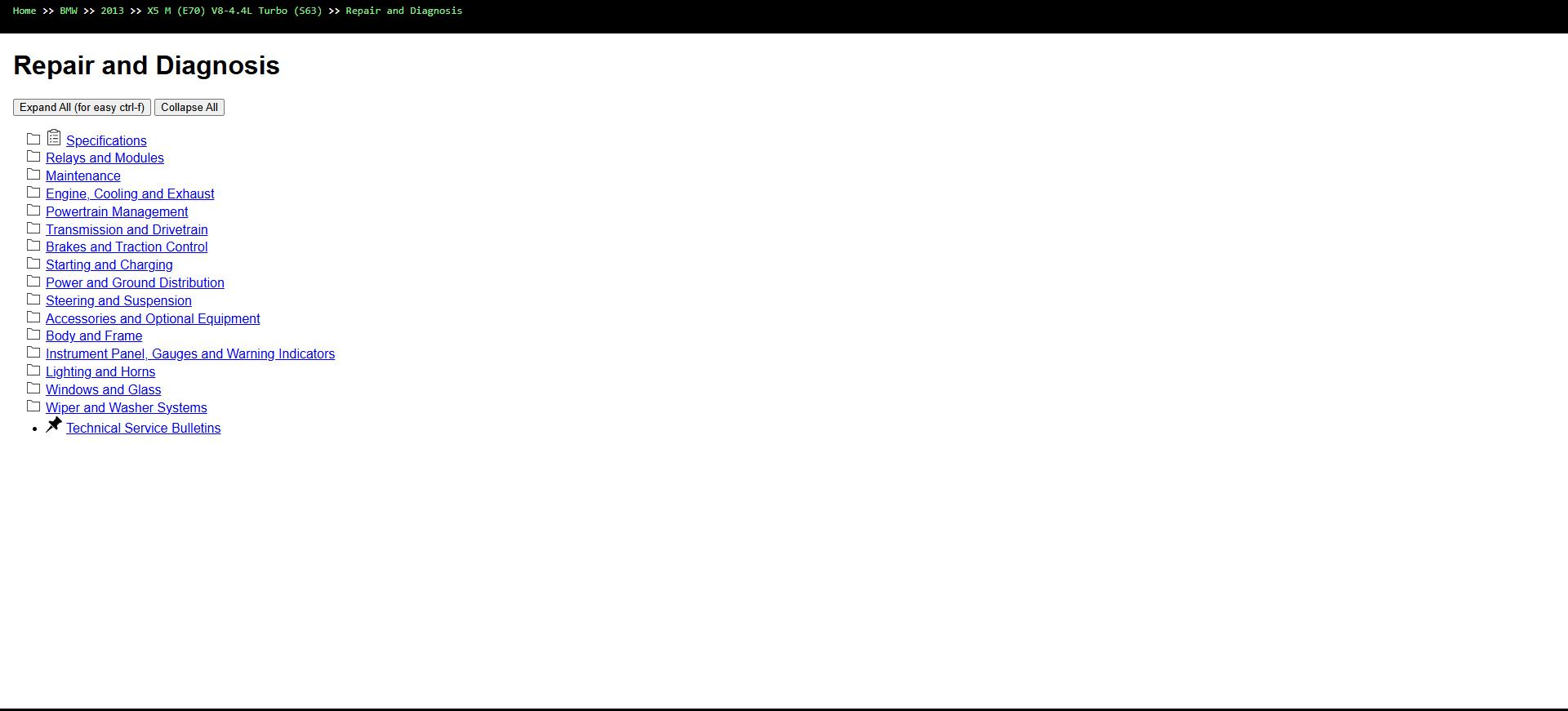 BMW X5 M E70 V8 4.4L Turbo S63 2013 Parts Repair Diagnosis Manual 1