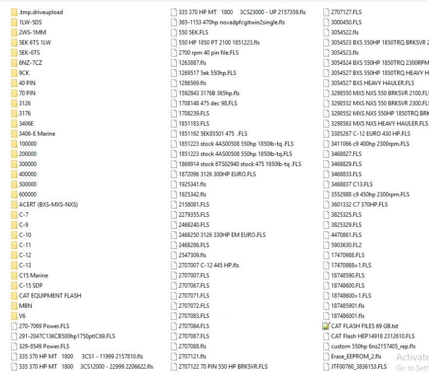 CAT FLASH FILES 69GB Collection 2