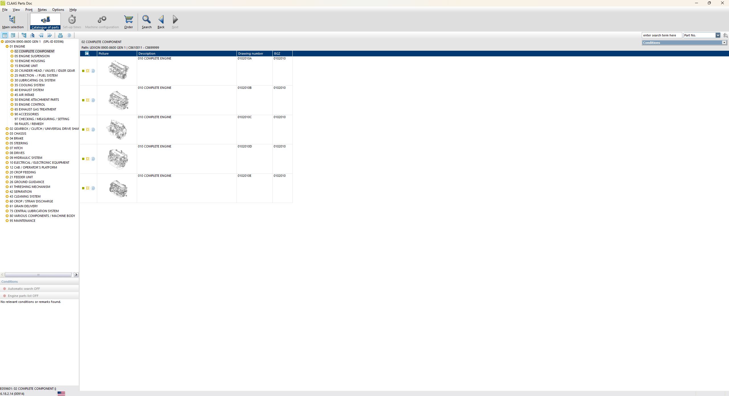 Claas EPC Parts Doc 2.2 Update 914 12.2025 Spare Parts Catalog 5