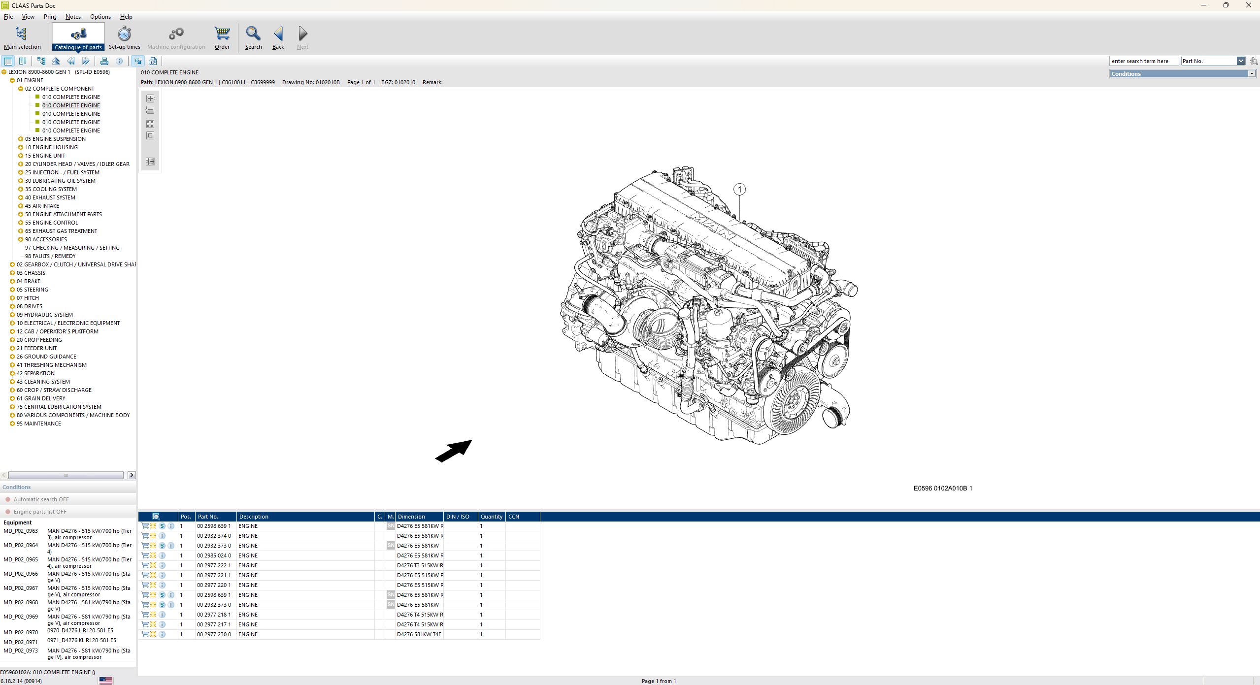 Claas EPC Parts Doc 2.2 Update 914 12.2025 Spare Parts Catalog 6