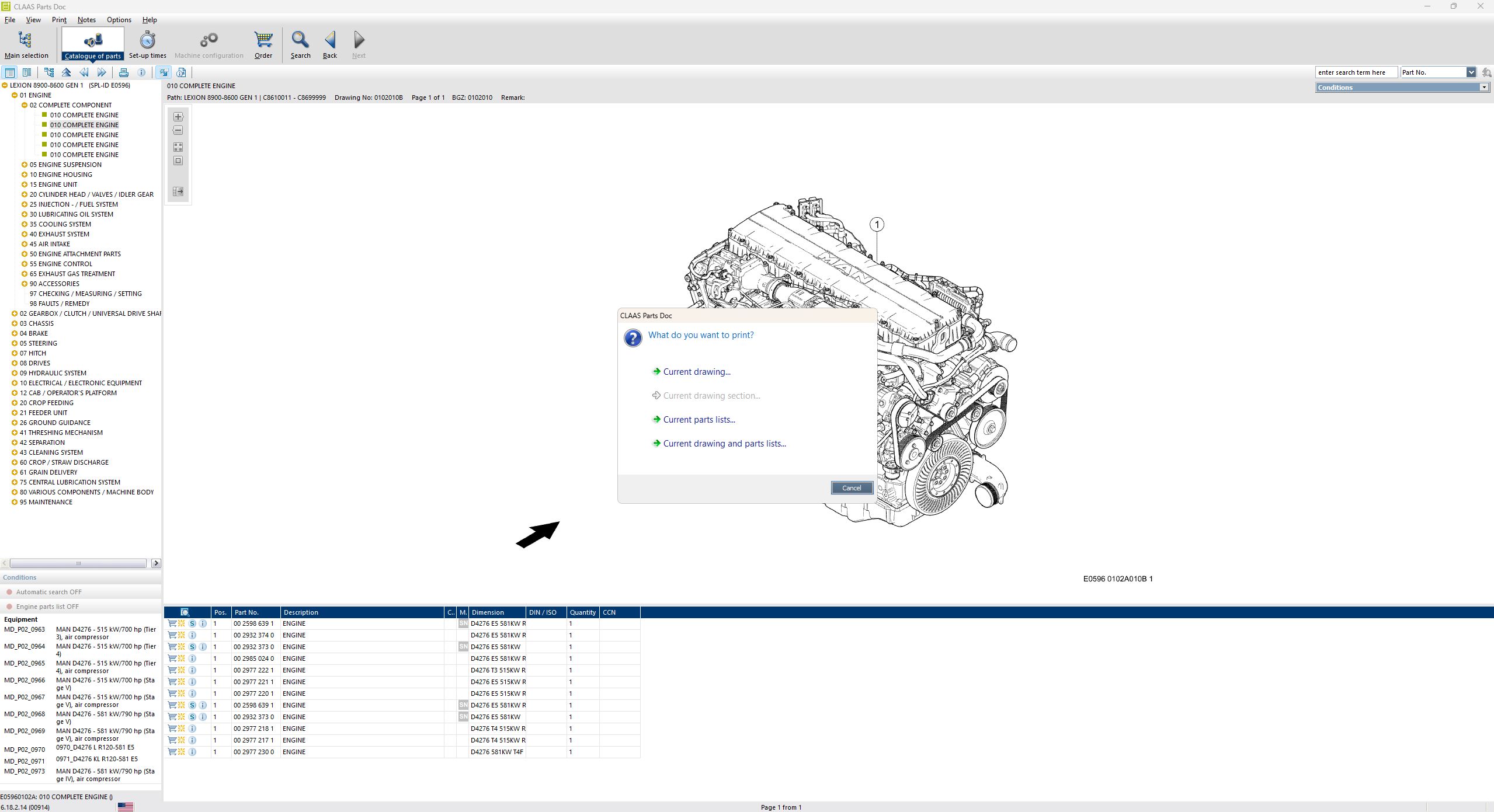 Claas EPC Parts Doc 2.2 Update 914 12.2025 Spare Parts Catalog 7