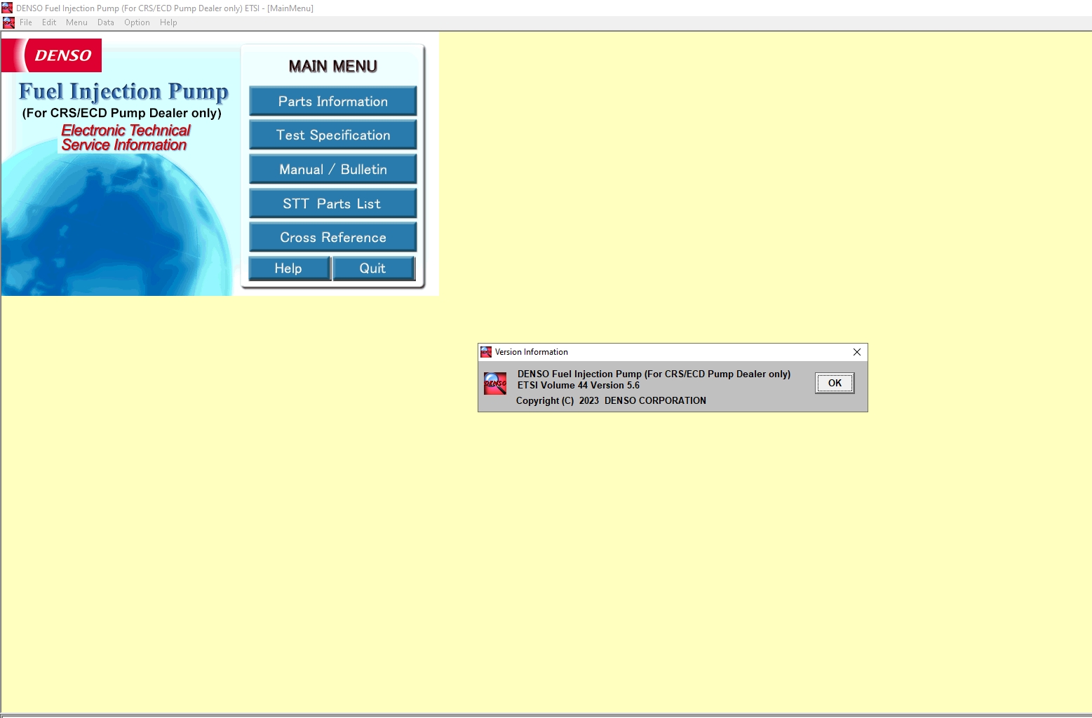 D.E.N.S.O ETSI 06.2023 Fuel Injection Pump ETSIVersion 5.6 1