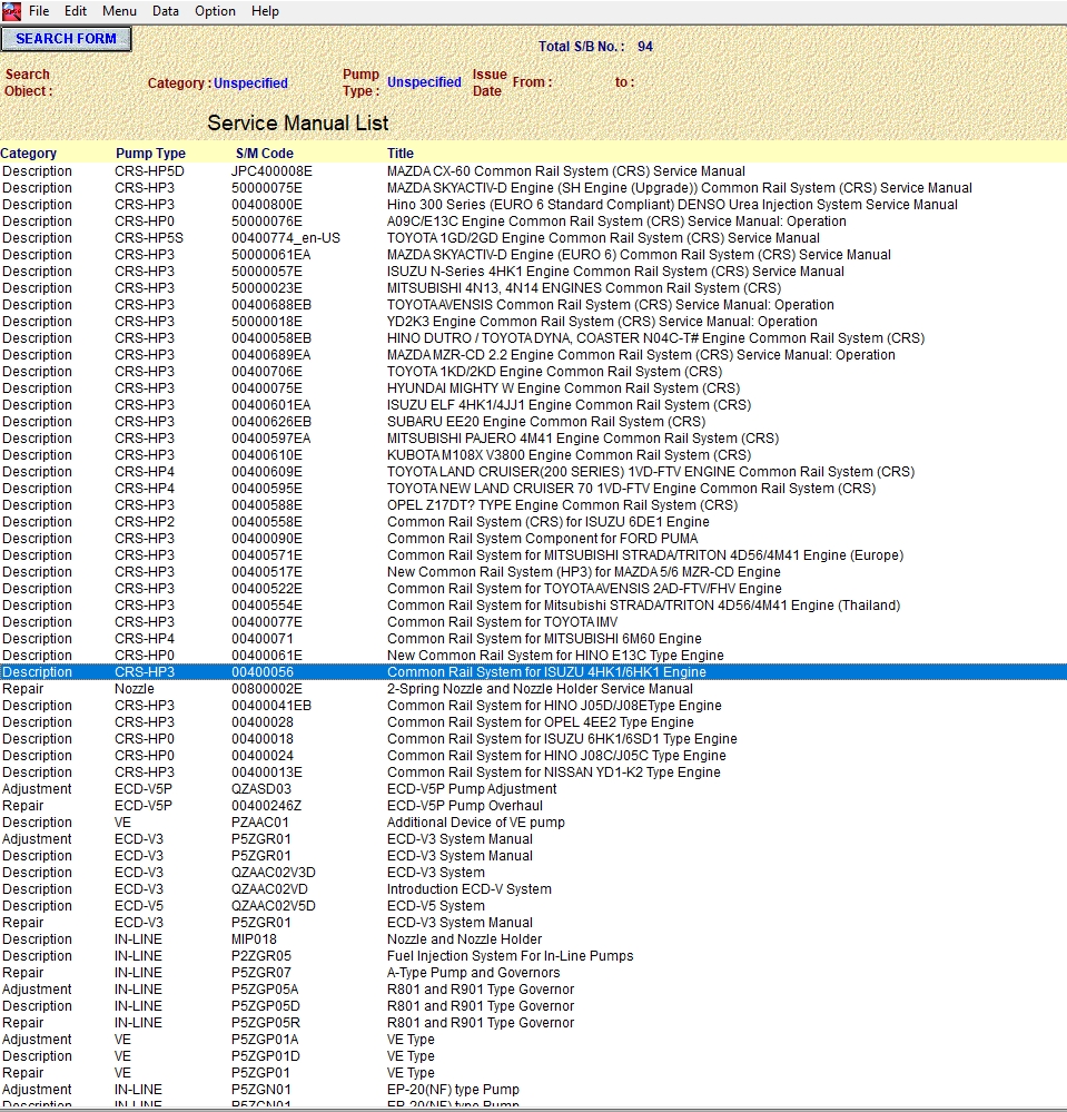 D.E.N.S.O ETSI 06.2023 Fuel Injection Pump ETSIVersion 5.6 8