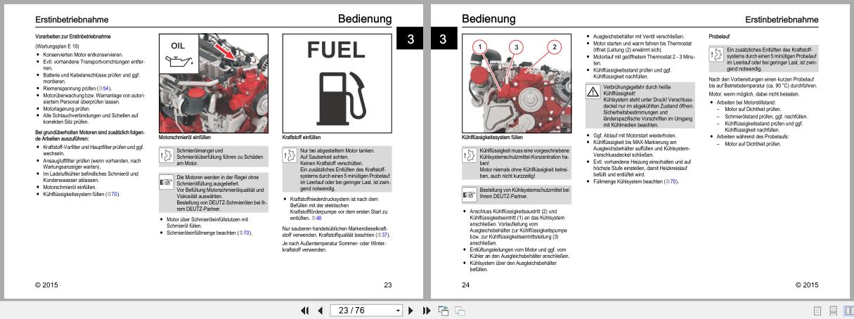 Deutz Engine D2.9L4 TD2.9L4 TCD2.9L4 Operation Manual 03124692de 2015 DE (3)