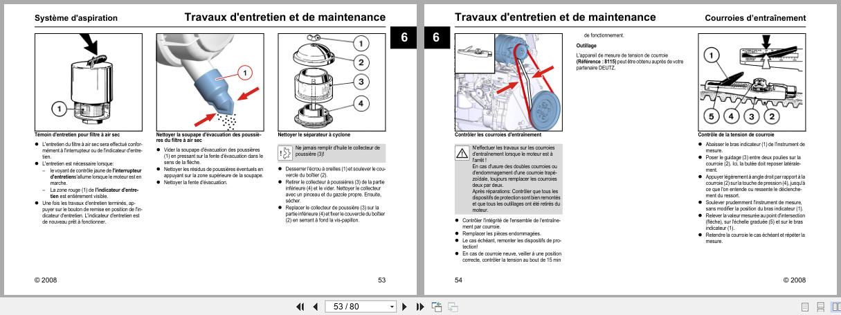 Deutz Engine D2011 TD2011 TCD2011 Series Operation Manual 03123548fr 2008 FR (2)