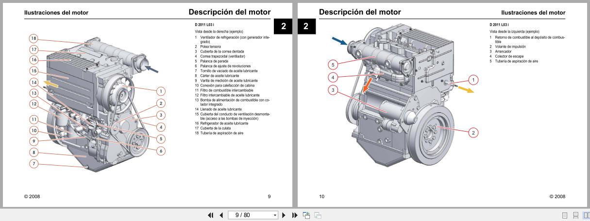 Deutz Engine D2011 TD2011 TCD2011 Series Operation Manual 03123549es 2008 ES (2)