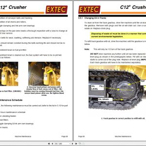 Extec Crusher C12+ Operating and Maintenance Manual Hydraulic Schematic 2007 (2)