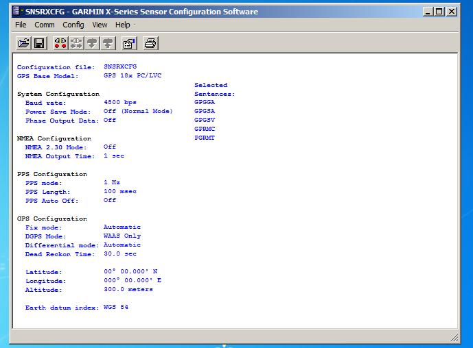 Garmin Sensor Configuration Software v3.2 5