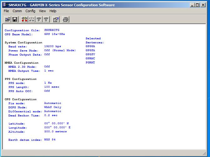 Garmin Sensor Configuration Software v3.2 6