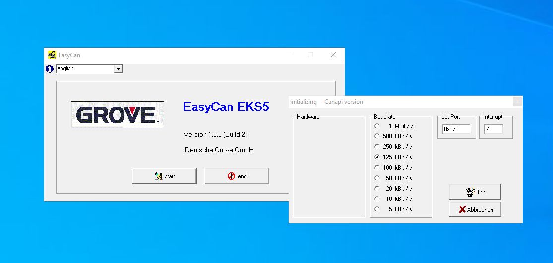 Grove Crane EasyCan EKS5 Version 1.03.0002 Diagnostic Program 2