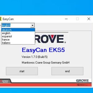 Grove Crane EasyCan EKS5 Version 1.7.0.5 Diagnostic Program