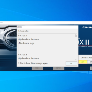 Hino Diagnostic Explorer 3 Hino DXIII Ver.1.25.9 12.2025 Diagnostic Software 5