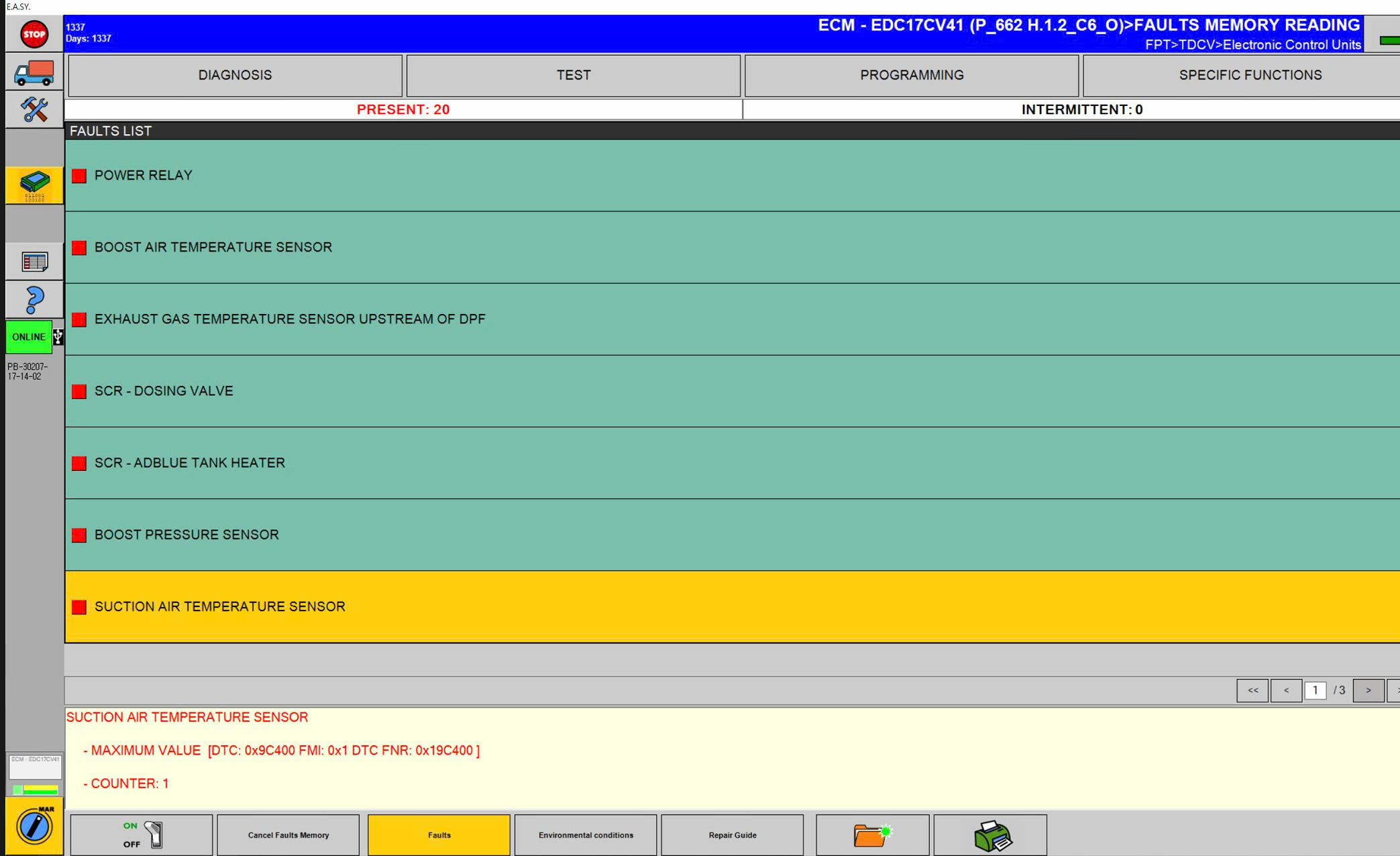 How to Fix Error Iveco Easy 7