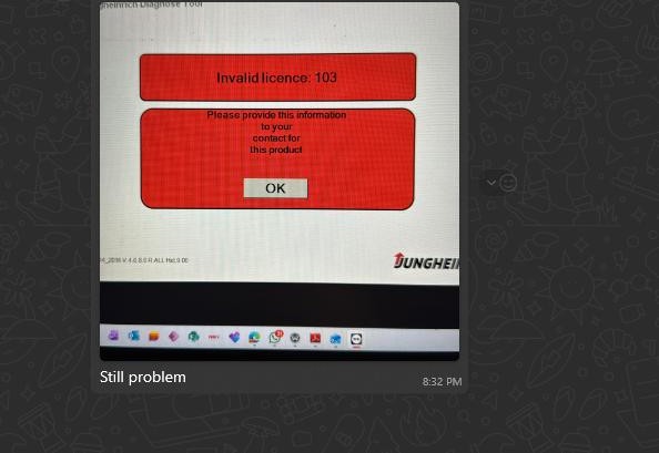 How to fix error Invalid license 103 104 105 106 Jungheinrich Judit program 4