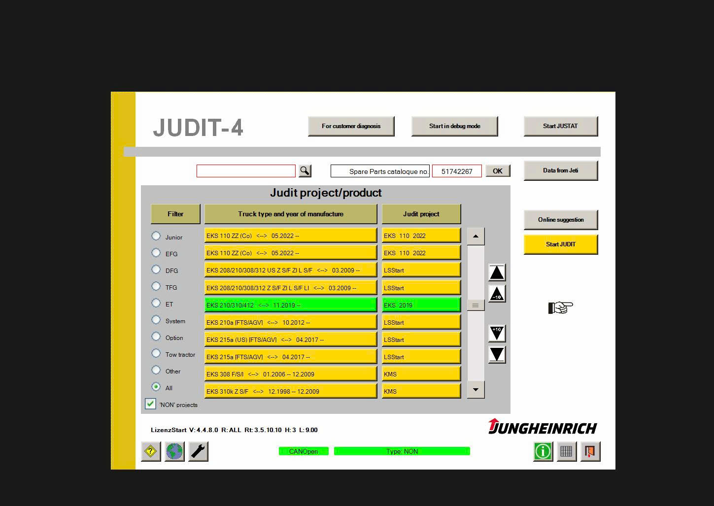 How to fix error Invalid license 103 104 105 106 Jungheinrich Judit program 6