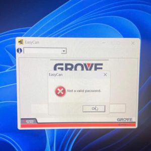How to fix error Manitowoc Grove Crane EasyCan EKS5 Program 1
