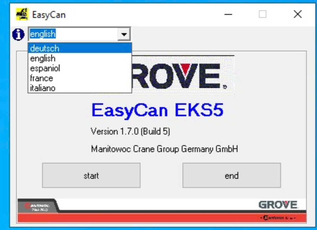 How to fix error Manitowoc Grove Crane EasyCan EKS5 Program 3