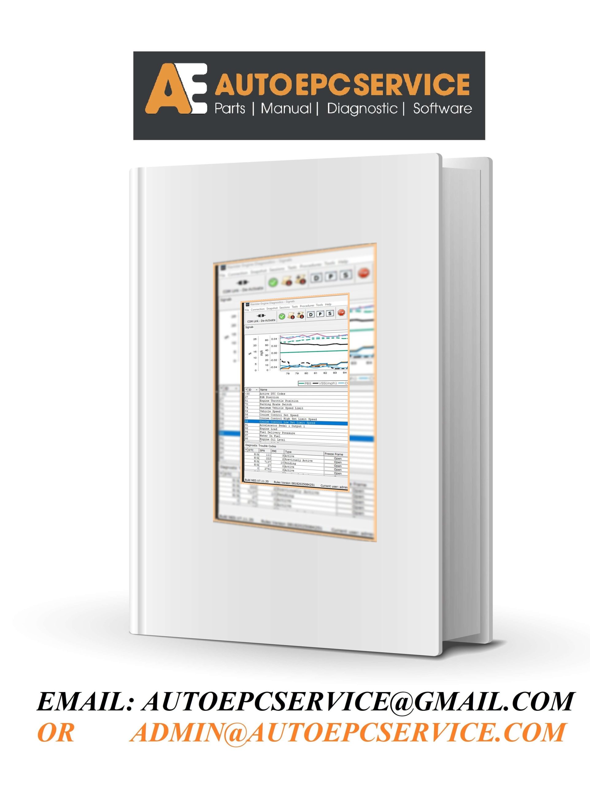 International NED 7.11.35 Data 10.2025 Navistar Engine Diagnostics Remote Installation Cover