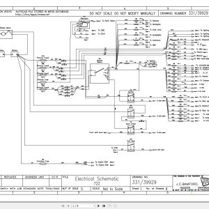 JCB Articulated Dump Truck 722 T2 2003 2006 Electrical Diagram (1)