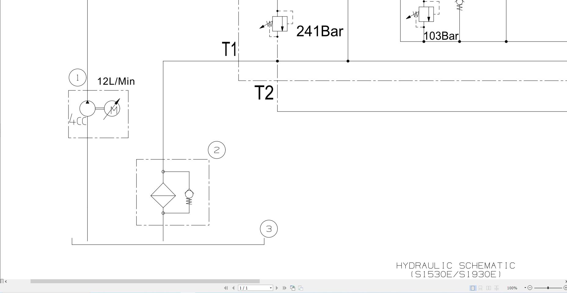 JCB Electric Scissor S1930E CSZ 2017 2020 Electrical and Hydraulic Diagram (2)