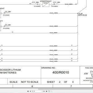 JCB Electric Scissor S2032E CSZ 2011 2021 Electrical and Hydraulic Diagram (1)