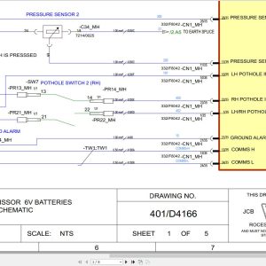 JCB Electric Scissor S2032E RAJ 2021 2024 Electrical and Hydraulic Diagram (1)