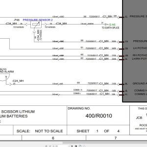 JCB Electric Scissor S2046E CSZ 2017 2021 Electrical and Hydraulic Diagram (1)