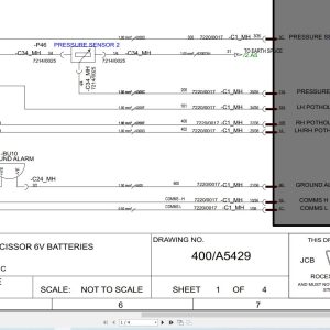 JCB Electric Scissor S2632E CSZ 2017 2021 Electrical and Hydraulic Diagram (1)