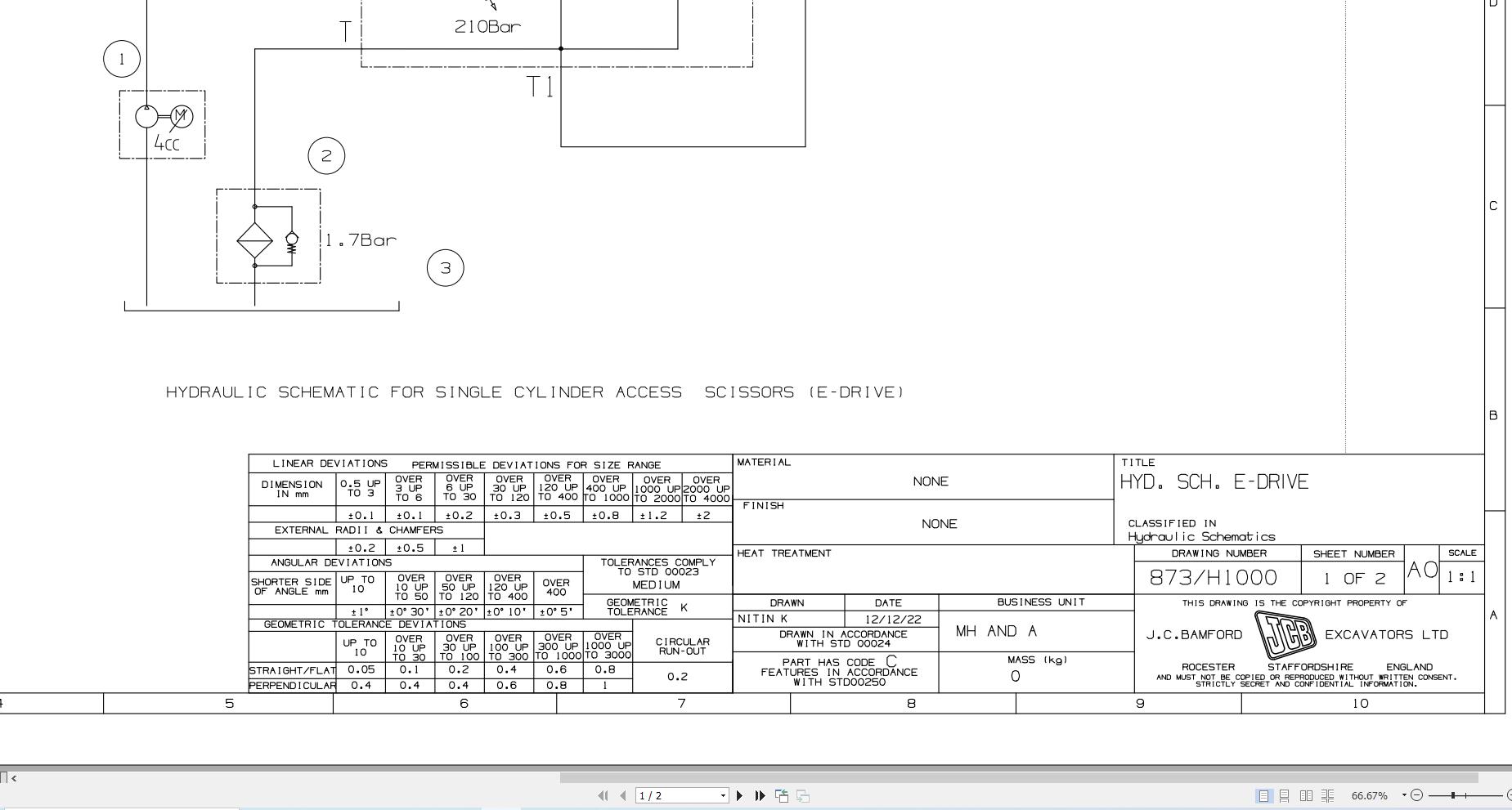 JCB Electric Scissor S2632E EDRV TZ RAJ 2023 2025 Electrical and Hydraulic Diagram (1)
