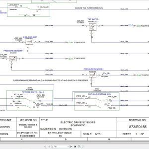 JCB Electric Scissor S2646E EDRV RAJ 2022 2025 Electrical and Hydraulic Diagram (1)