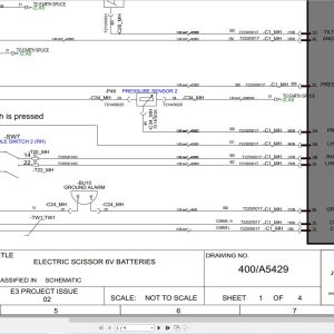 JCB Electric Scissor S3246E CSZ 2017 2021 Electrical and Hydraulic Diagram (1)