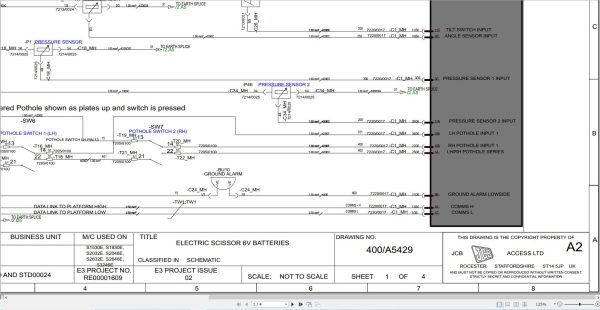 Jcb Electric Scissor S3246E Csz 2017 2021 Electrical And Hydraulic Diagram (1)