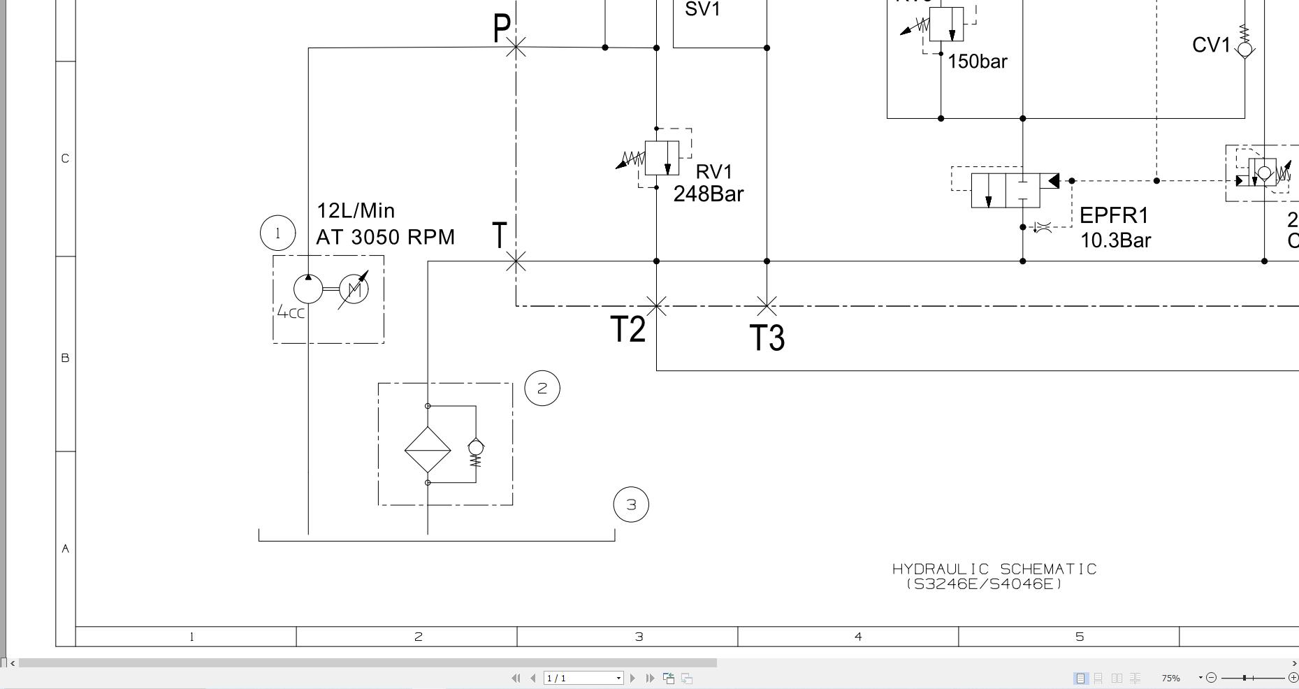 JCB Electric Scissor S3246E RAJ 2020 2024 Electrical and Hydraulic Diagram (2)