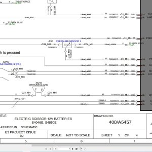 JCB Electric Scissor S4046E CSZ 2017 2020 Electrical and Hydraulic Diagram (1)
