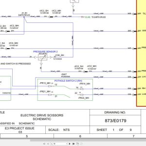 JCB Electric Scissor S4046E EDRV RAJ 2022 2025 Electrical and Hydraulic Diagram (1)
