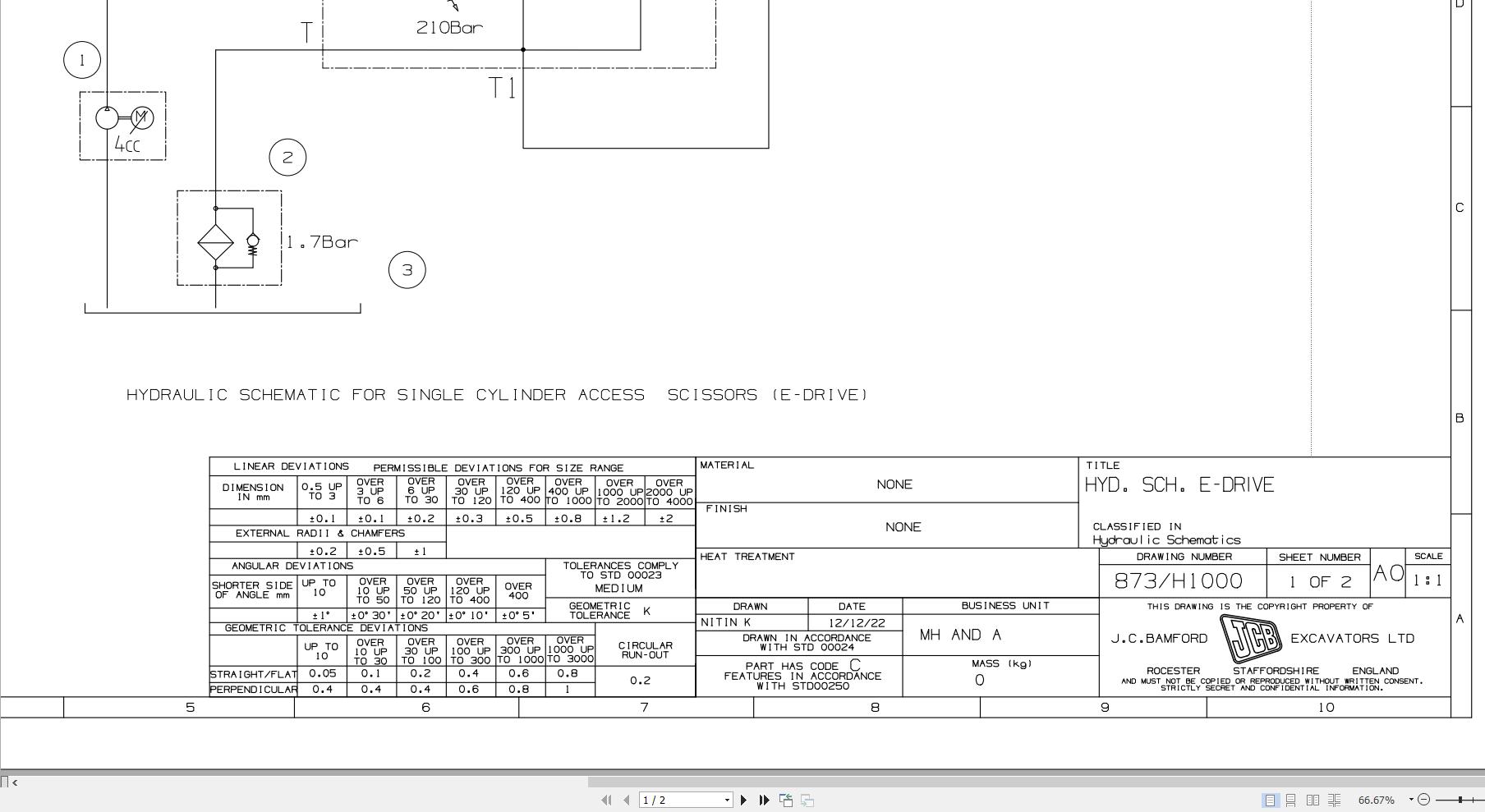 JCB Electric Scissor S4046E EDRV RAJ 2022 2025 Electrical and Hydraulic Diagram (2)