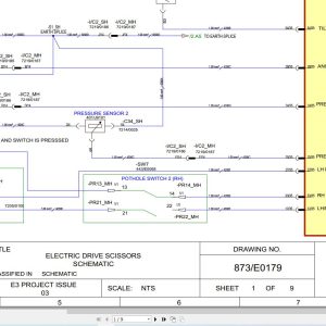 JCB Electric Scissor S4046E EDRV TZ RAJ 2023 2025 Electrical and Hydraulic Diagram (1)