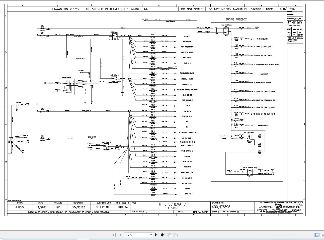 JCB Forklift 926 2 T4F 2015 2017 Electrical Diagram (1)