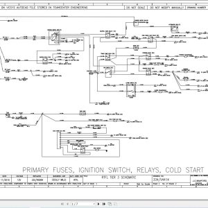 JCB Forklift 926 4 T2 JCB 2006 2008 Electrical and Hydraulic Diagram (1)