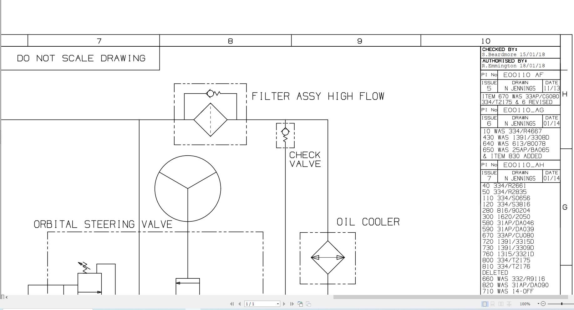 JCB Forklift 926 4 T3 2008 2013 Electrical and Hydraulic Diagram (3)