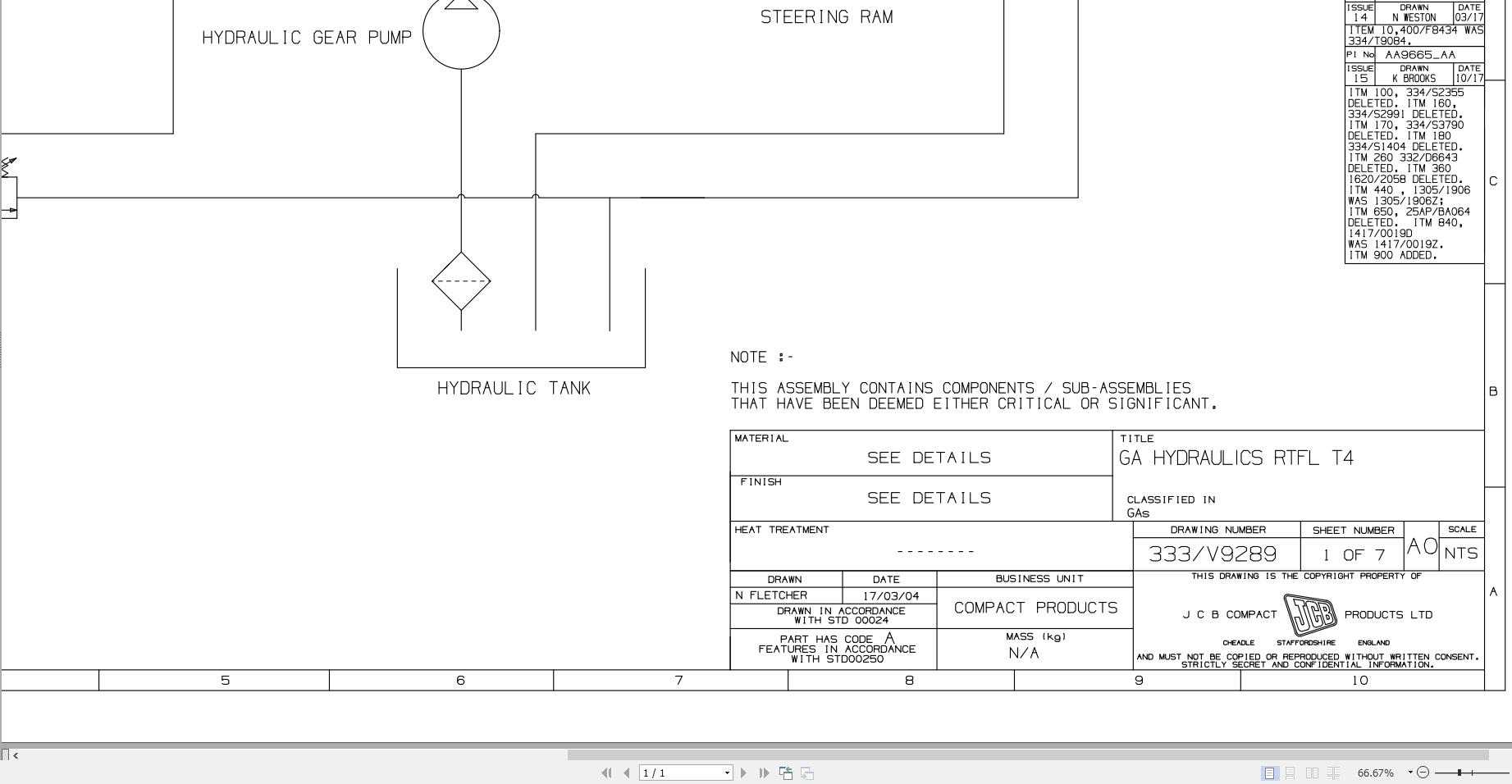 JCB Forklift 926 4 T4F 2014 2021 Electrical and Hydraulic Diagram (2)