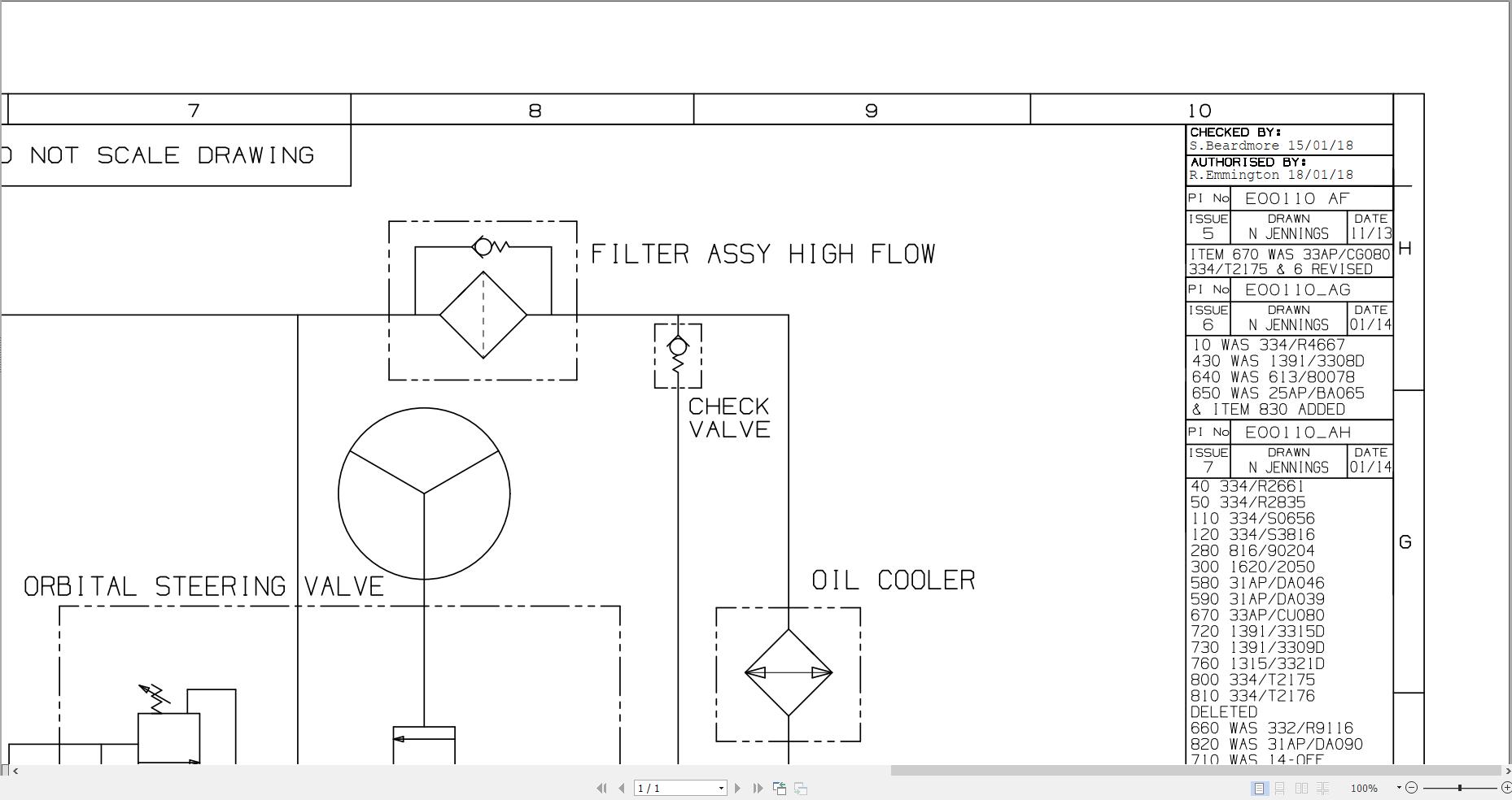 JCB Forklift 940 2 T4F 2014 2024 Electrical and Hydraulic Diagram (2)